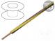 Wire  LgY  stranded  Cu  0.5mm2  yellow-brown  PVC  300/500V  100m