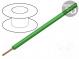 Wire  LgY  stranded  Cu  0.5mm2  green  PVC  300/500V  25m  Class  5