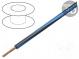 Wire  LgY  stranded  Cu  0.75mm2  black-blue  PVC  300/500V  100m
