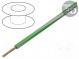 Wire  LgY  stranded  Cu  0.75mm2  green-grey  PVC  300/500V  100m