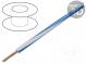 Wire  LgY  stranded  Cu  0.75mm2  white-blue  PVC  300/500V  100m