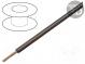 Wire  LgY  stranded  Cu  1mm2  brown-black  PVC  300/500V  100m