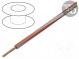 Wire  LgY  stranded  Cu  1mm2  red-gray  PVC  300/500V  100m  Class  5