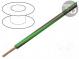 Wire  LgY  stranded  Cu  2.5mm2  green-brown  PVC  300/500V  50m