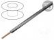 Wire  LgY  stranded  Cu  2.5mm2  grey-black  PVC  300/500V  50m