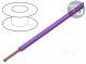 Wire  LgY  stranded  Cu  2.5mm2  violet  PVC  300/500V  10m  Class  5