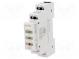 Module  voltage indicator  3x400VAC  IP20  DIN  90x17.5x66mm