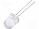 LED  10mm  white neutral  14000÷23000mcd  15°  Front  convex  5500K