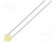 LED  1.8mm  yellow  160÷270mcd  60°  1.6÷2.4V  Front  convex