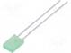 LED  rectangular  5x2x7.15mm  yellow green  13÷30mcd  130°  20mA