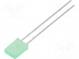 LED  rectangular  5x2x7.05mm  yellow green  9÷20mcd  130°  20mA