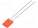 LED  rectangular  5x2x7.15mm  red  70÷120mcd  130°  Front  flat