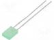 LED  rectangular  5x2x7.15mm  green  600÷1000mcd  130°  Front  flat