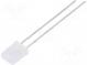LED  rectangular  2x5x7.05mm  bipolar,bicolour  9÷20mcd  150°