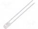 LED  3mm  blue  460÷780mcd  100°  Front  flat  without flange