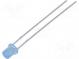 LED  3mm  blue  210÷350mcd  110°  Front  flat