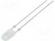 LED  oval  3.9x3.2mm  green  2200÷3800mcd  110/40°  Front  convex