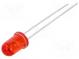 LED  5мм  красный  3800÷6100мкд  30°  20мА  1,6÷2,5В