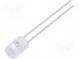 LED  5mm  yellow  460mcd  110°  20mA  1.6÷2.4V  Front  flat