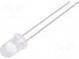 LED  5mm  blue  6500÷11000mcd  15°  20mA  2.6÷3.6V  Front  convex