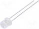 LED  5mm  green  1300÷2900mcd  100°  20mA  2.6÷3.6V  Front  flat