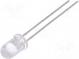 LED  5mm  green  23000÷39000mcd  15°  20mA  2.6÷3.6V  Front  convex