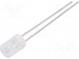 LED  5mm  green  2200÷3800mcd  100°  20mA  2.6÷3.6V  Front  flat