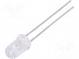 LED  5mm  green  14000÷23000mcd  30°  20mA  2.6÷3.6V  Front  convex