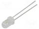 LED  5mm  green  5000÷9000mcd  60°  20mA  2.8÷3.6V  Front  convex