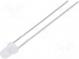LED  5mm  green  1000÷1700mcd  110°  20mA  2.6÷3.6V  Front  flat