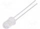 LED  5mm  white warm  2900÷5000mcd  60°  20mA  2.6÷3.6V  3000K