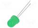 LED  8mm  yellow green  5÷10mcd  120°  Front  convex
