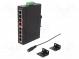 Switch Ethernet  unmanaged  Number of ports  8  12÷48VDC  RJ45  5W