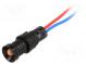 Indicator  LED  recessed  12VDC  12VAC  Cutout  Ø11mm  IP40  plastic