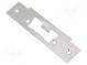 Frontal plate  short,left,right  W  25mm  L  120mm