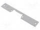 Frontal plate  short,flat  W  25mm  for electromagnetic lock