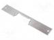 Frontal plate  short,flat  W  25mm  for electromagnetic lock