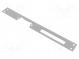 Frontal plate  long,flat  W  25mm  for electromagnetic lock  grey