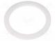 Gasket  PTFE  Thk  3mm  Øint  40.2mm  Øout  51.5mm  M40  white