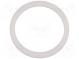 Gasket  PTFE  Thk  3mm  Øint  28mm  Øout  33mm  PG21  white