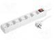 Plug socket strip  protective  Sockets  6  230VAC  16A  1.5m  IP20