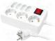 Plug socket strip  protective  Sockets  7  230VAC  16A  5m  IP20