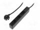 Plug socket strip  protective  Sockets  3  250VAC  7.5A  1.5m  IP20