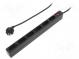 Plug socket strip  protective  Sockets  6  250VAC  15A  1.5m  IP20