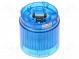 Signaller  lighting  LED  blue  24VDC  IP65  Ø50x50mm  LR5  -20÷50°C