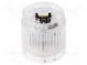 Signaller  lighting  LED  white  24VDC  IP65  Ø50x50mm  LR5