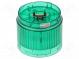 Signaller  lighting  LED  green  24VDC  IP65  Ø60x50mm  LR6