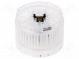 Signaller  lighting  LED  white  24VDC  IP65  Ø70x50mm  LR7