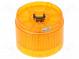 Signaller  lighting  LED  amber  24VDC  IP65  Ø70x50mm  LR7