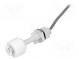 Sensor  liquid level  -55÷130°C  Output conf  SPST-NC  lead 0,5m